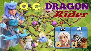 Legend League Attacks! Th14 Queen Charge Dragon Rider Strategy 2022 June! Clash of Clans