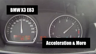 BMW X3 E83 2.0d Steptronic Acceleration, Kickdown & Manual Mode