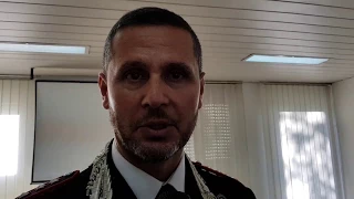 Il colonnello Davide Rossi, nuovo comandante dei Carabinieri di Terni