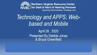 Technology and APPS  Web based and Mobile - Aired 4/28/2020