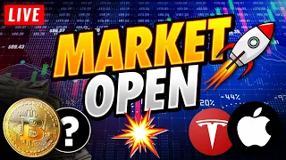 🔴[LIVE] Crypto Market Flash Crashing? Bitcoin, Ethereum and The Stock Market Open [TSLA]