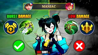 Wanwan Users, You Must Try This One Shot Build 1 vs 4 Maniac | Mlbb