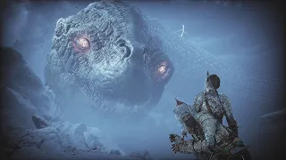 God of War Ragnarok - All World Serpent Giant Snake Scenes