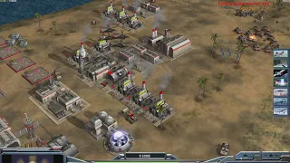 Random General - Free-For-All - Command & Conquer Generals Zero Hour - 1 vs 7 HARD Gameplay