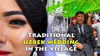 Traditional Uzbek wedding in the village