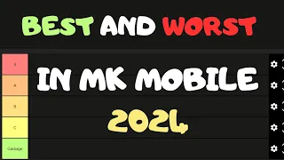 All GOLD Characters ranked BEST to WORST 2024! MK Mobile