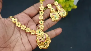 one gram forming Necklace collection order 9841865689 #onlineshopping #order #forming #trending