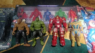 spider-man iron man hulk captain america thanos