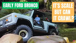 Axial Early Bronco test mods and upgrades - SCX10 iii Early Ford Bronco rc crawl -
