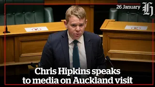 Chris Hipkins speaks to media on Auckland visit   | nzherald.co.nz