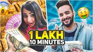 Giving @WanderersHub  Rs 1,00,000 to spend in 10 MINUTES challenge !!