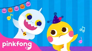 👻 Bebê Tubarão Fantasma 👻 | 🎃 Canção Infantil de Halloween | Pinkfong Canções para crianças