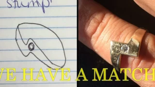Lost ring recovery and return!! 8/1/2017 Maria's Lost Ring