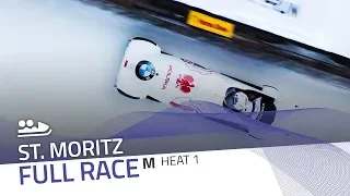 St. Moritz | BMW IBSF World Cup 2018/2019 - 2-Man Bobsleigh Heat 1 | IBSF Official