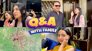 Funny Q&A With Family 😂 | Hamary Lawn mai snake 🐍 😱