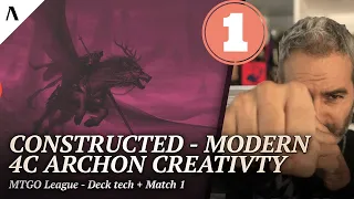 4C Archon Creativity - Modern - MTGO: un lunedì da arconti! [Deck Tech + league match]