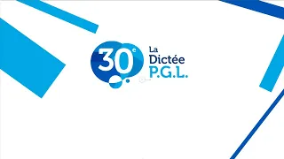 La Grande finale internationale 2021 de La Dictée P.G.L.