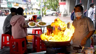 Delicious Fried Noodle Served by a Group of Ladies | Great Taste for 40 Years! Cambodian Street Food