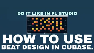 HOW TO USE BEAT DESIGN IN CUBASE. #ProMixingAndMastering #BeatDesign