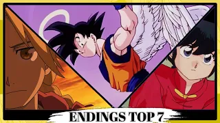 Los Mejores ENDINGS del Anime | TOP 7