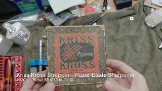 Kriss Kross Stropper Razor Blade Sharpener