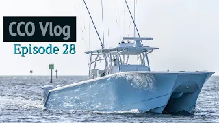 SEAHUNTER BOATS 46' CTS - Kite Fishing for Blackfin and Sails - CCO Vlog 28