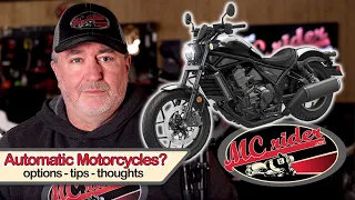 Automatic Motorcycles - options, tips, pros & cons