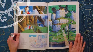 LAPUTA CASTLE IN THE SKY ART BOOK - HAYAO MIYAZAKI - STUDIO GHIBLI (Book Flip Through)