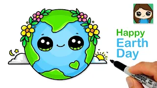 How to Draw the Earth 🌎 Happy Earth Day