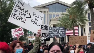 Jacksonville protests after the Chauvin Trial