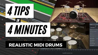 Realistic MIDI Drum Programming [4 Tips in 4 Minutes]