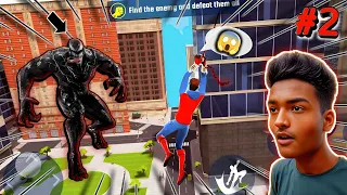 *Venom VS Spider-man* 😱 | Spider Fighting:hero game | gameplay (#part2) #spiderman