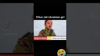 9years Old Ukrainian Girl Sing for Peace || Tita Bunz