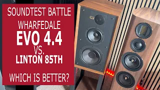 Who's the winner? Wharfedale Linton 85th vs. EVO 4.4 - Soundtest