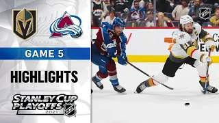 Second Round, Gm 5: Golden Knights @ Avalanche 6/8/21 | NHL Highlights