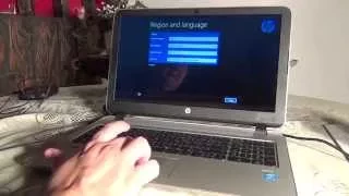 Setting Up A Brand New HP Laptop For The First Time August 2015 Part 1