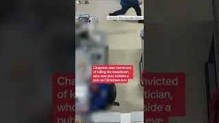 CCTV captures Connor Chapman arrest