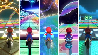 Mario Kart 8 Deluxe - All Rainbow Road Courses (DLC Included)