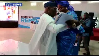 (VIDEO) Olusegun Obasanjo on the Dance Floor With Doyin Kukoyi