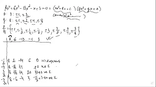 5 ПРМЗ Нахождение корней многочлена с рациональными коэффициентами