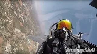 F-16 Cockpit Cam - PACAF Viper Demo - Aero India 2019