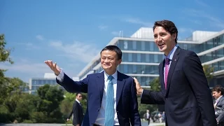Prime Minister Trudeau announces initiatives with Alibaba Group