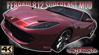 FERRARI 812 SUPERFAST MOD | NFS: MOST WANTED (2005) (PC) (4K)