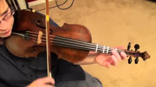 Old Joe Clark fiddle playalong (basic version) slow