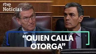 INVESTIDURA: FEIJÓO dice que "HA VALIDO LA PENA" y acusa a SÁNCHEZ de RETRATARSE con SU SILENCIO |