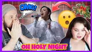 VOCAL COACHES REACT: LYODRA - OH HOLY NIGHT (MARIAH CAREY COVER)