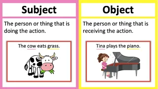 SUBJECT vs OBJECT 🤔 | What's the difference? | Learn with examples