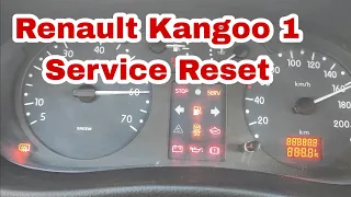 Renault Kangoo 1.2 16v 2003Bj. Service Reset 5min.