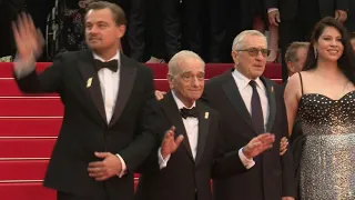 Martin Scorsese, Robert De Niro reunite in Cannes for "Killers of the Flower Moon" red carpet | AFP
