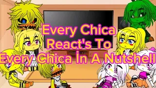 Every Chica React's To Every Chica İn A Nutshell || Fnaf || {Sea Gacha}
